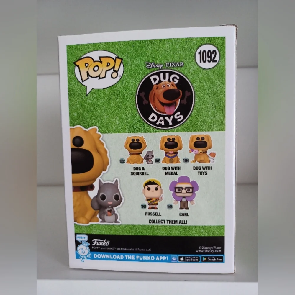 Dug & Squirrel From Dug Days 1092 Disney Pixar Animation Funko Pop‎